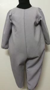 Kids Costumes to Hire - Grey Onesie - SMALL - CHILD